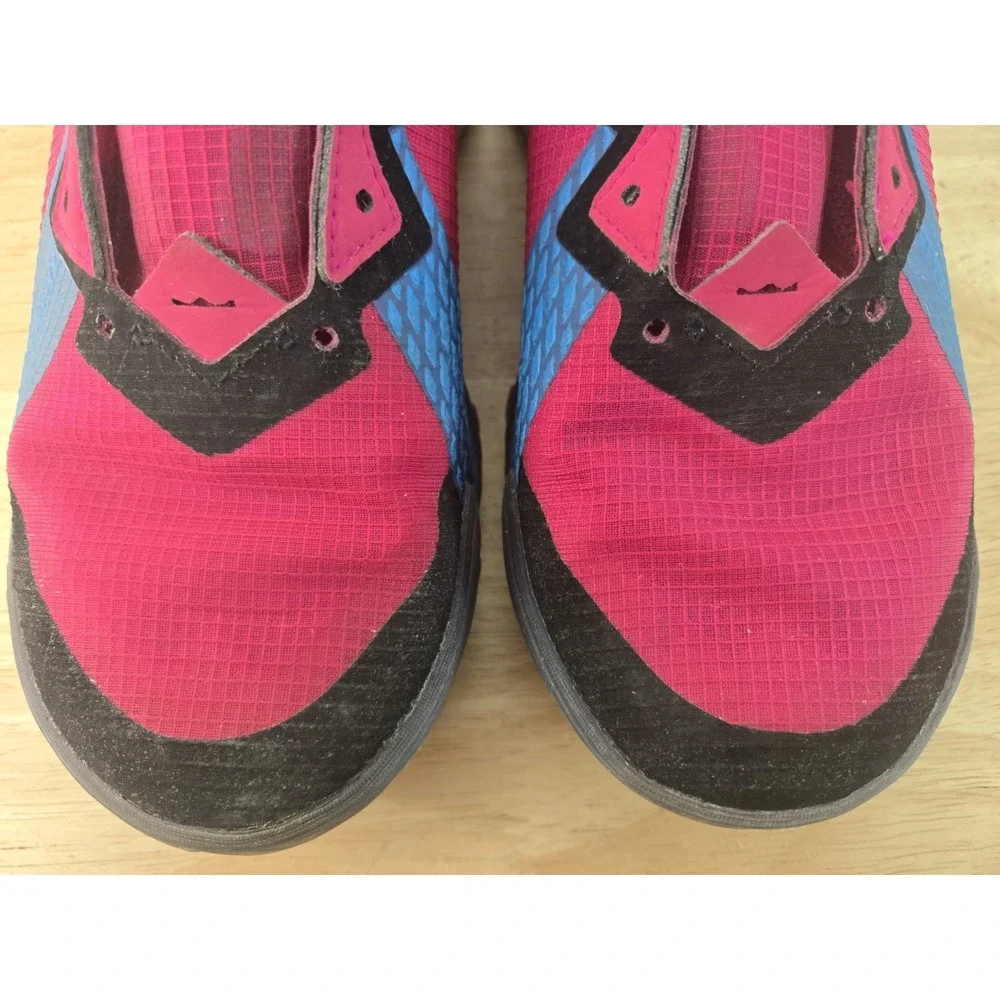Nike Lebron XVIII Low Fireberry 'Neon Nights' Sneakers‎ Size 3.5 Shoes No Laces